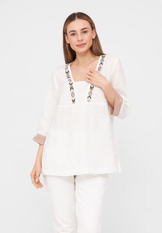 TOOche Blouse 'Monaco' in White: front