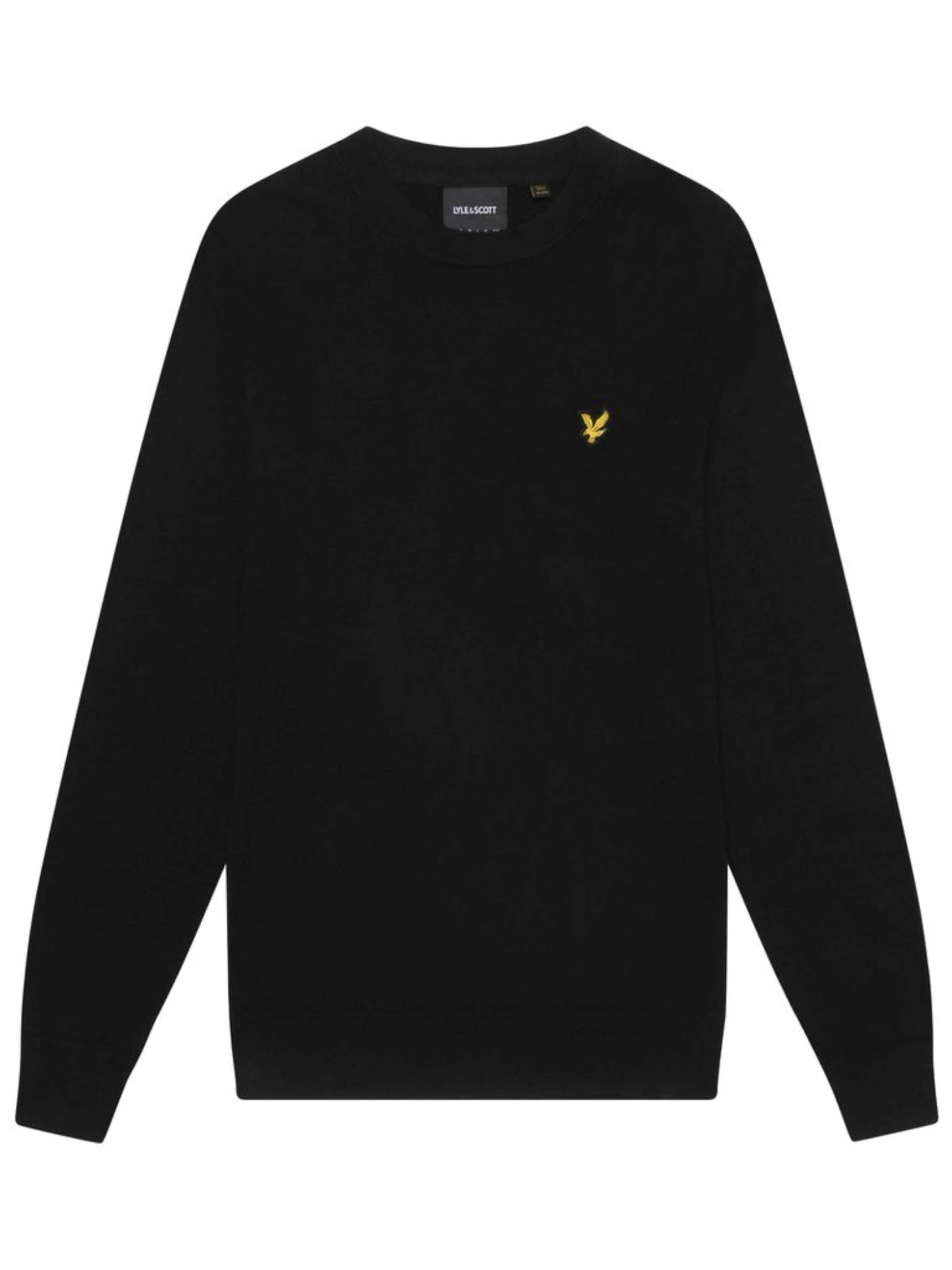 Pull-over Lyle & Scott en noir : devant