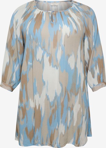 KAFFE CURVE Tunic 'Filuca' in Blue: front