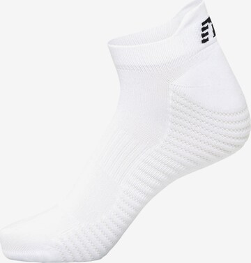 Chaussettes de sport Newline en blanc : devant