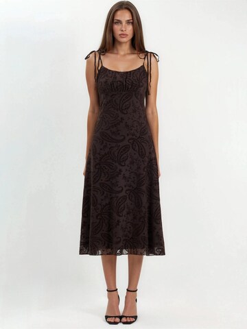 Hiccup Dress in Brown