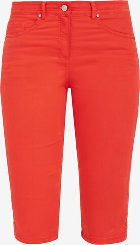 Recover Pants Slimfit Caprihose in Rot: predná strana