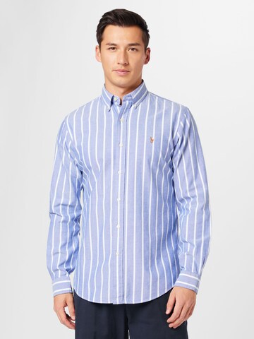 Polo Ralph Lauren Regular fit Button Up Shirt in Blue: front