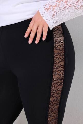 MIAMODA Skinny Leggings in Schwarz