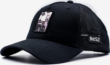 Casquette 'Wagon premium' Be52 en noir : devant