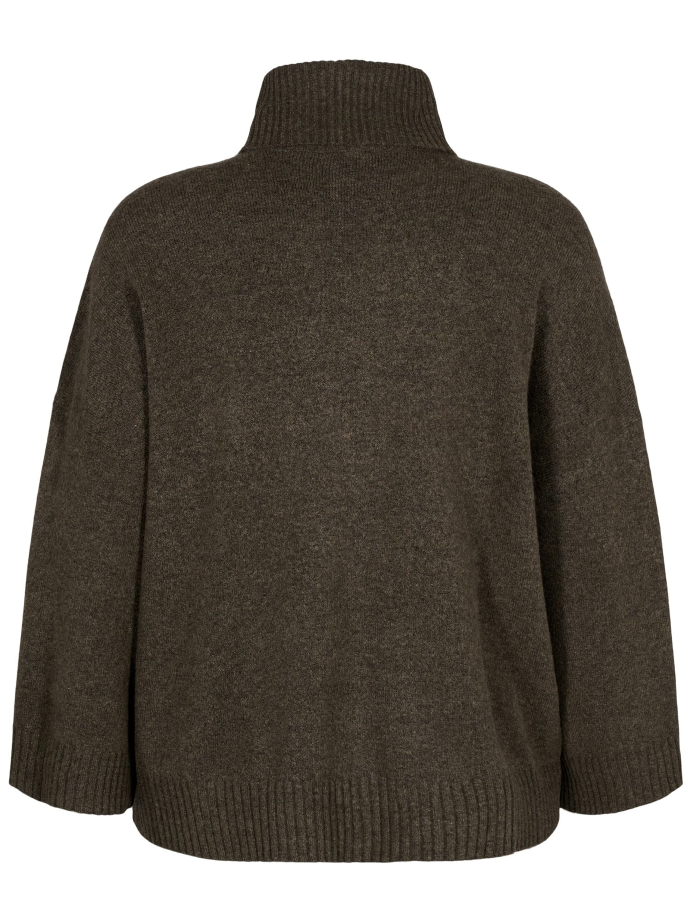 Pull-over 'Cavista' Zizzi en vert : devant