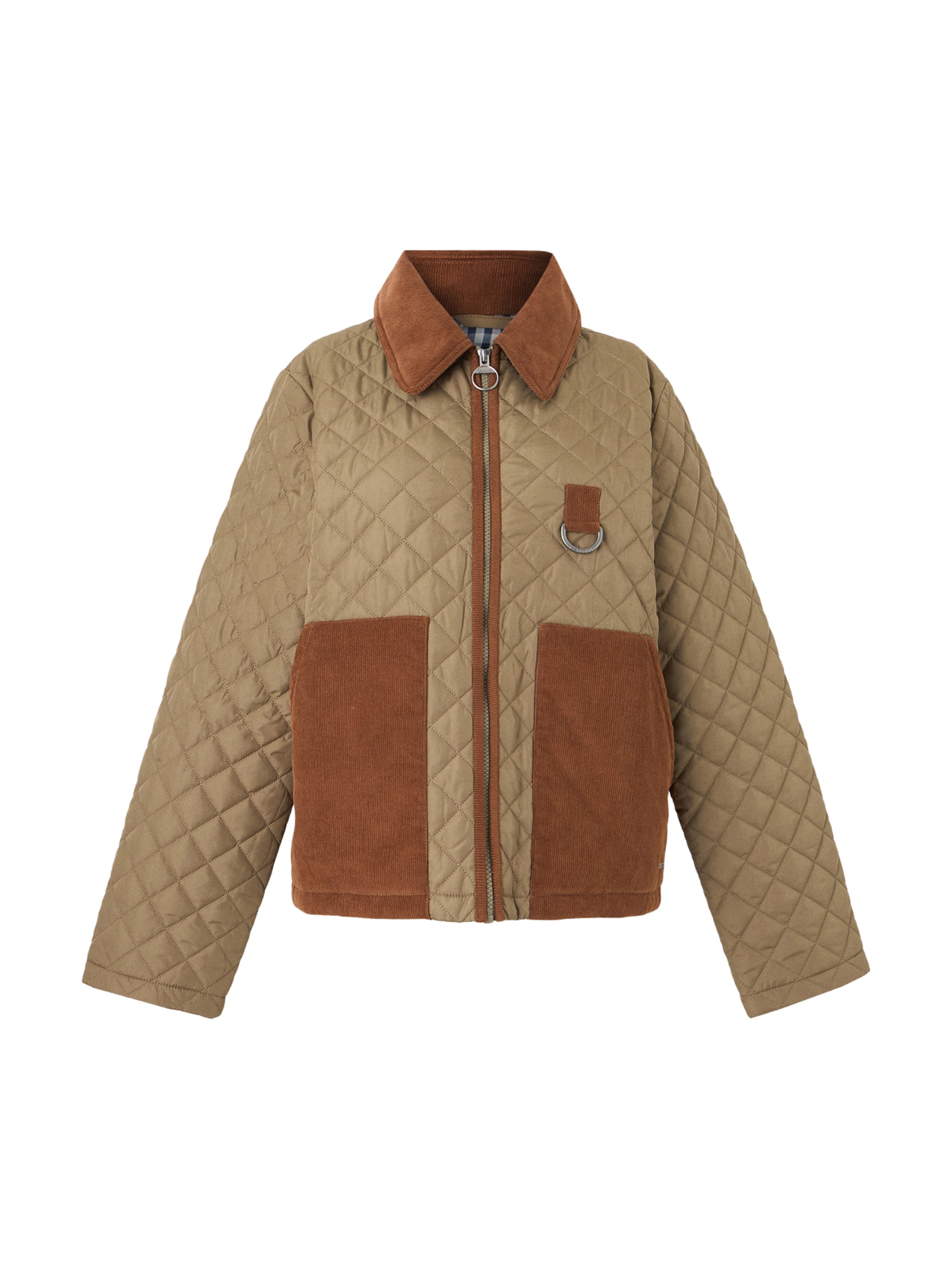 Barbour Between-season jacket 'Aylesby' in S in Cognac / Khaki, Item view