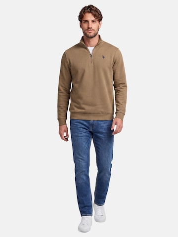 U.S. POLO ASSN. Sweatshirt in Brown
