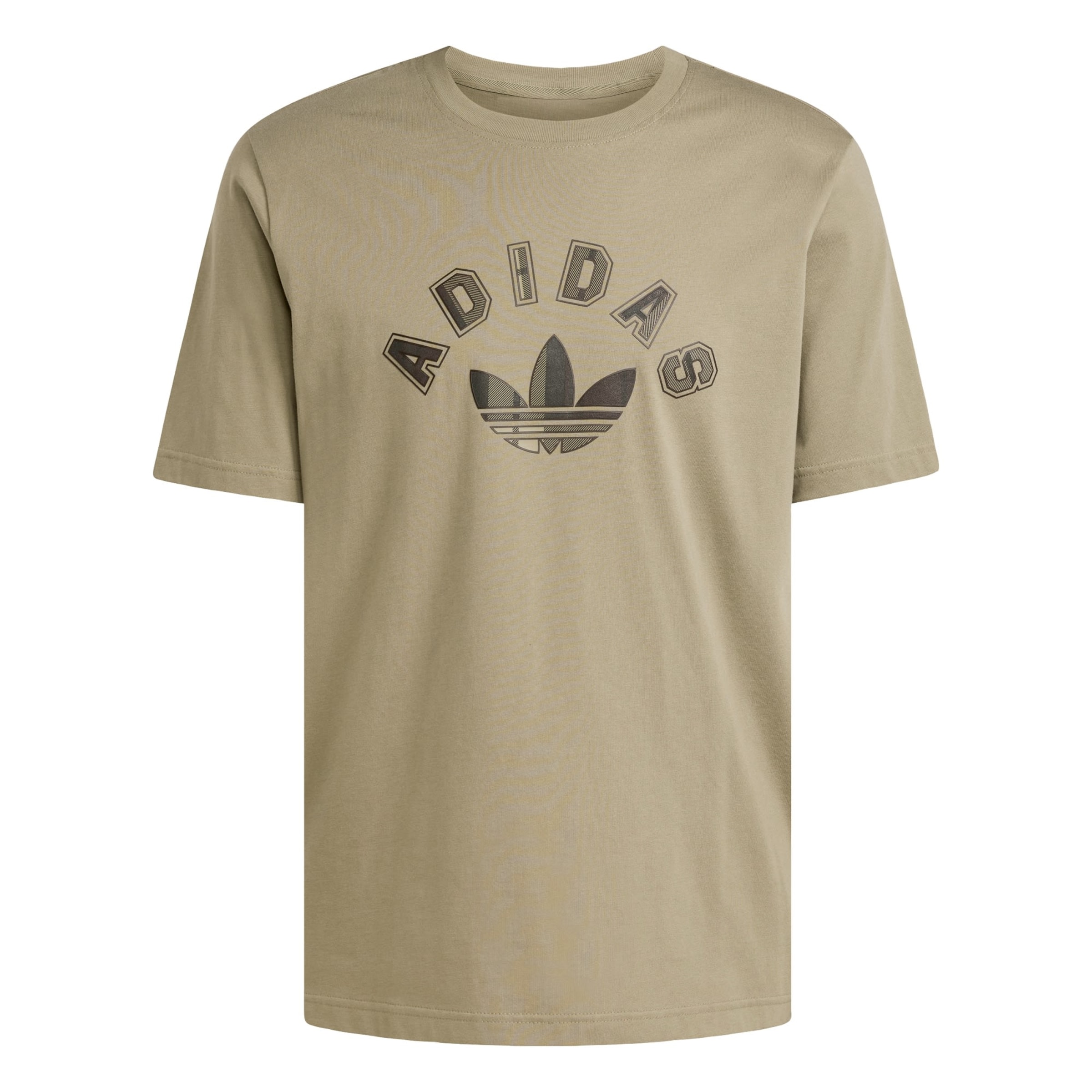 T-Shirt 'Tartan' ADIDAS ORIGINALS en vert : devant