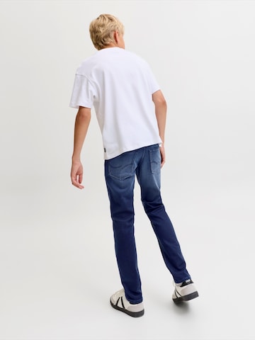 Jack & Jones Junior Slimfit Kavbojke 'JJIGlenn JJOriginal' | modra barva