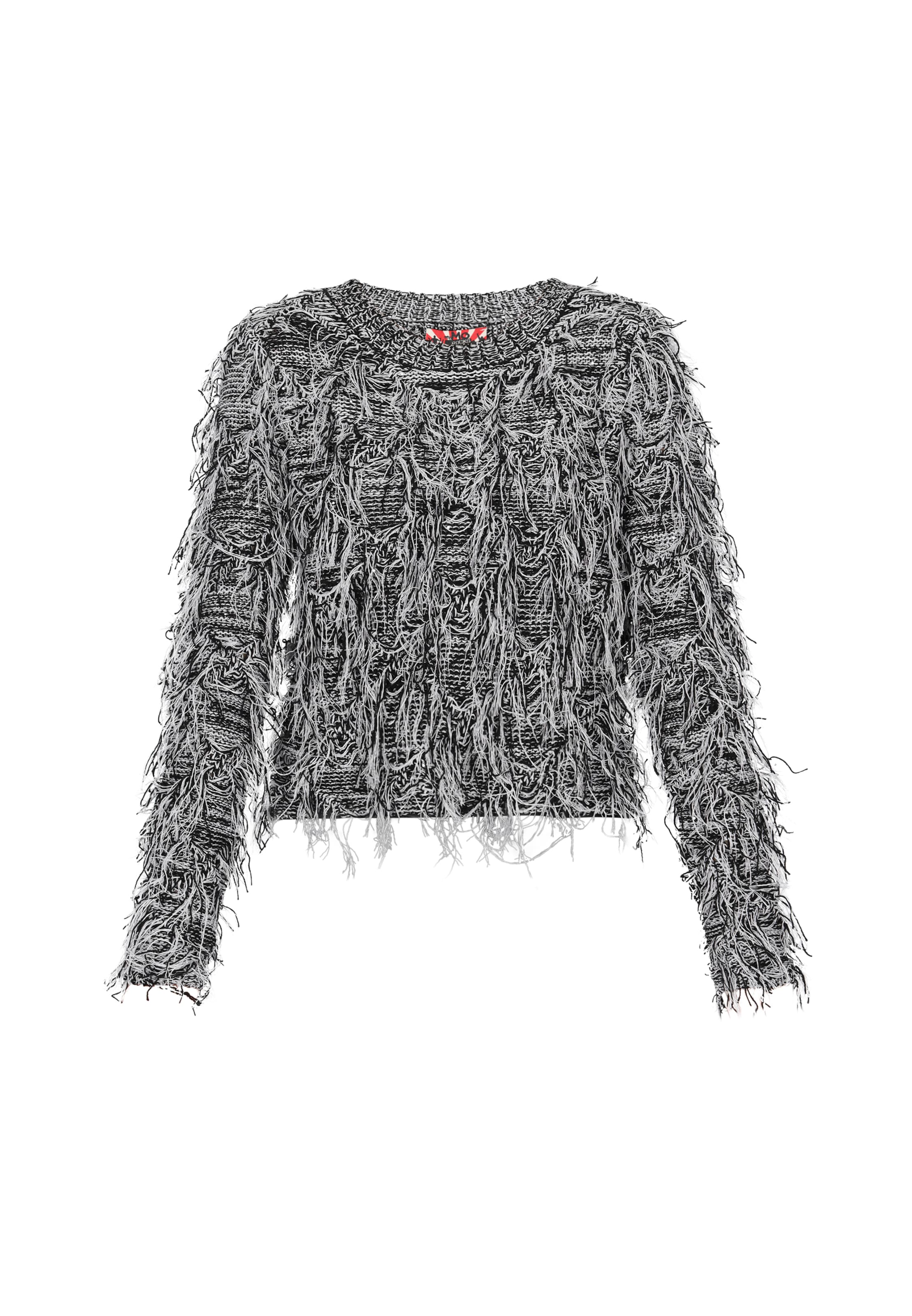 myMo ROCKS Pulóver 'Young Fashion' - fekete: elől