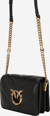 PINKO - Bolso de hombro 'LOVE' en negro: frente