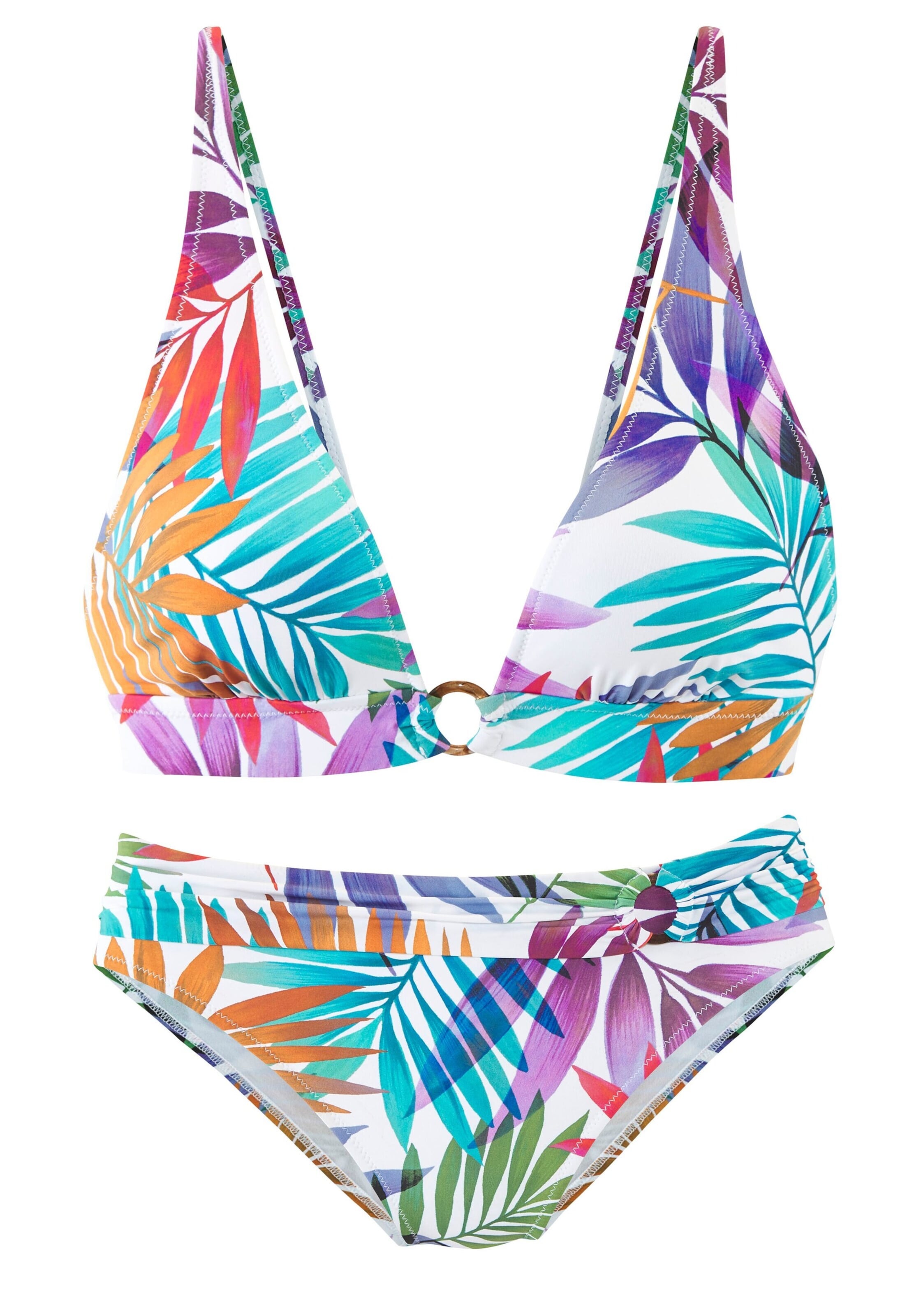 Bikini LASCANA en blanc : devant