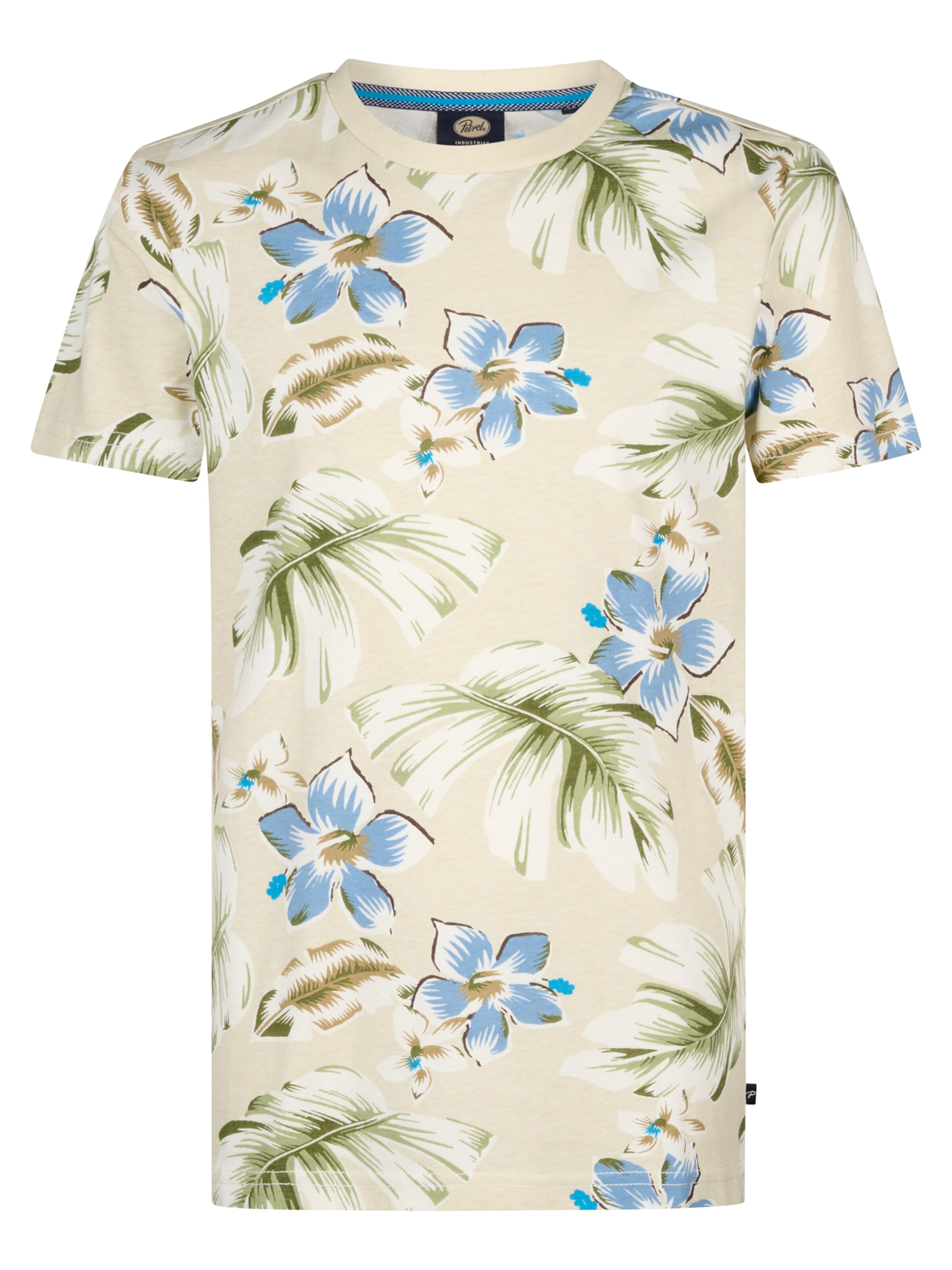 Petrol Industries Majica 'Fisherway' | bež barva: sprednja stran