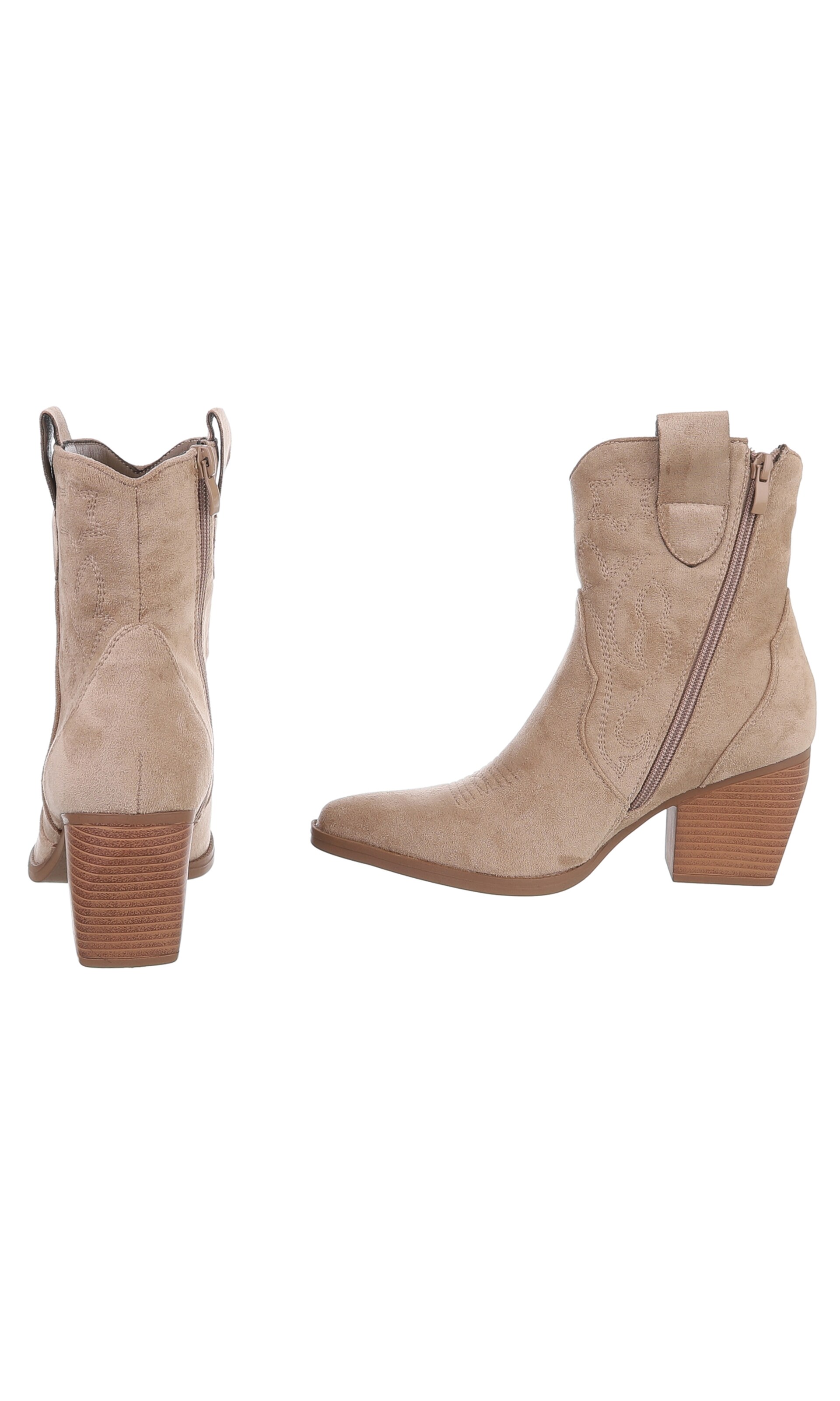 Ital-Design Cowboy Boots in Brown