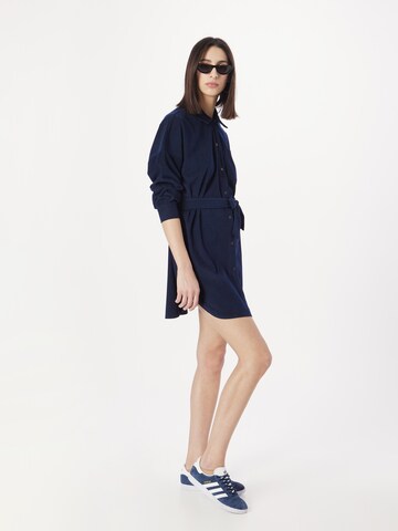 Sublevel Shirt Dress in Blue