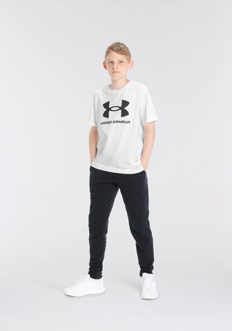 T-Shirt fonctionnel UNDER ARMOUR en blanc