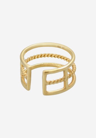 ELLI Ring Geo, Wickelring in Gold