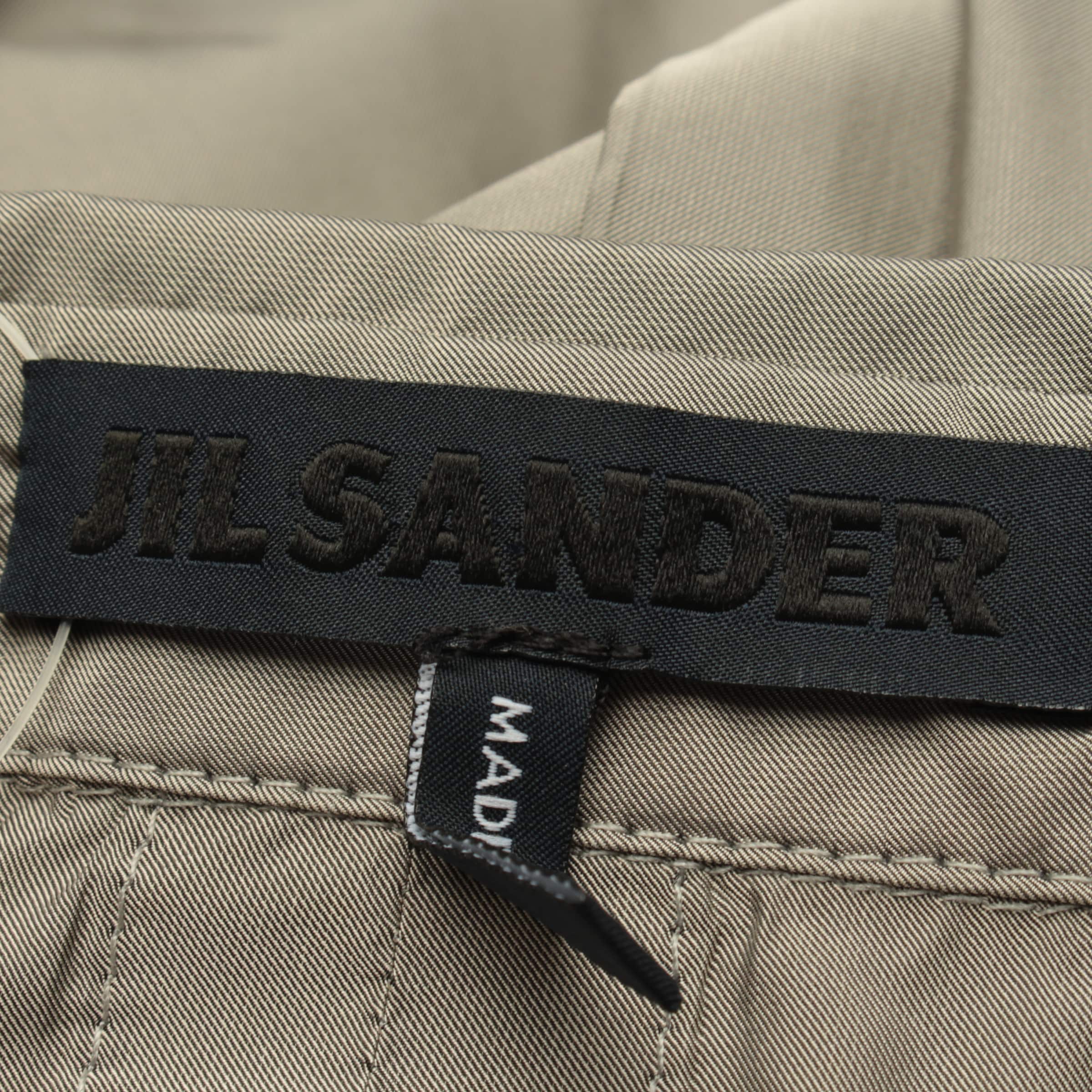 JIL SANDER Bluse / Tunika L in Grau