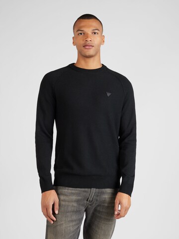 GUESS Sweater 'ALEC' in Black: front