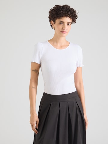 rosemunde - Camiseta 'Judy' en blanco: frente