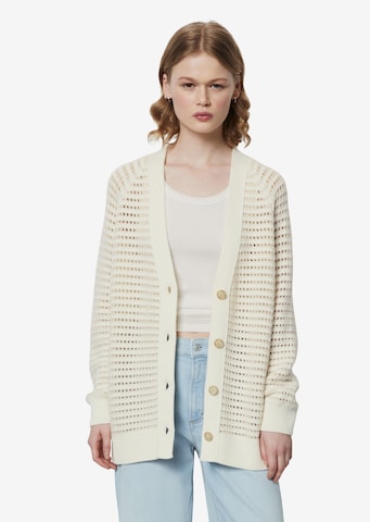 Marc O'Polo DENIM Knit Cardigan 'DfC ' in Beige: front