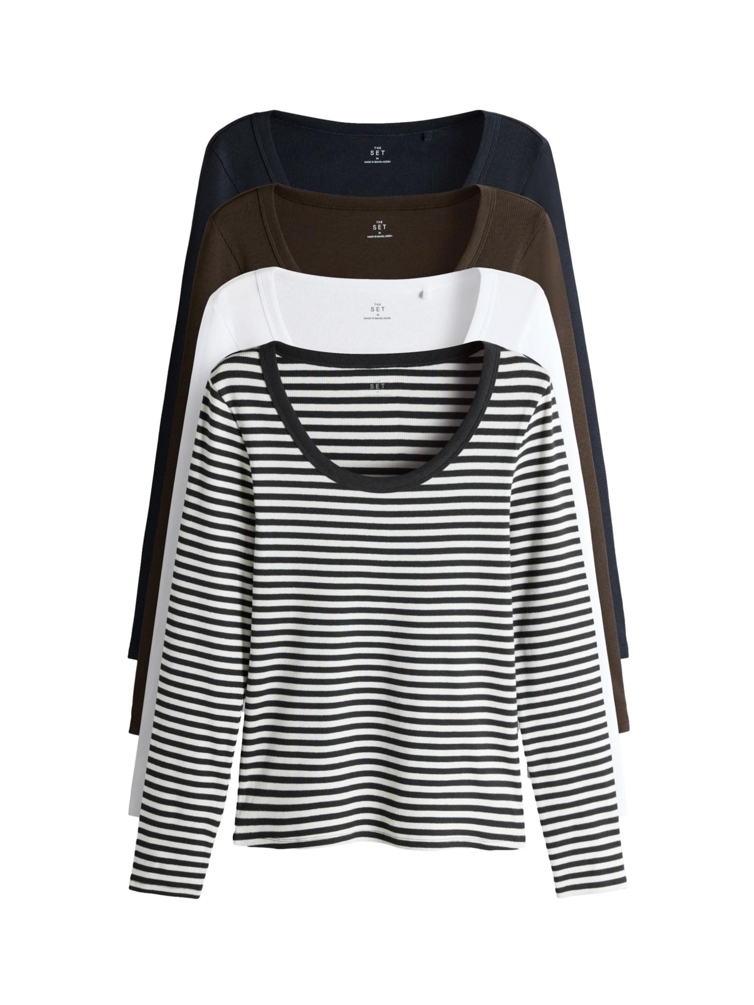 The Set Shirt in Blau: Vorderseite