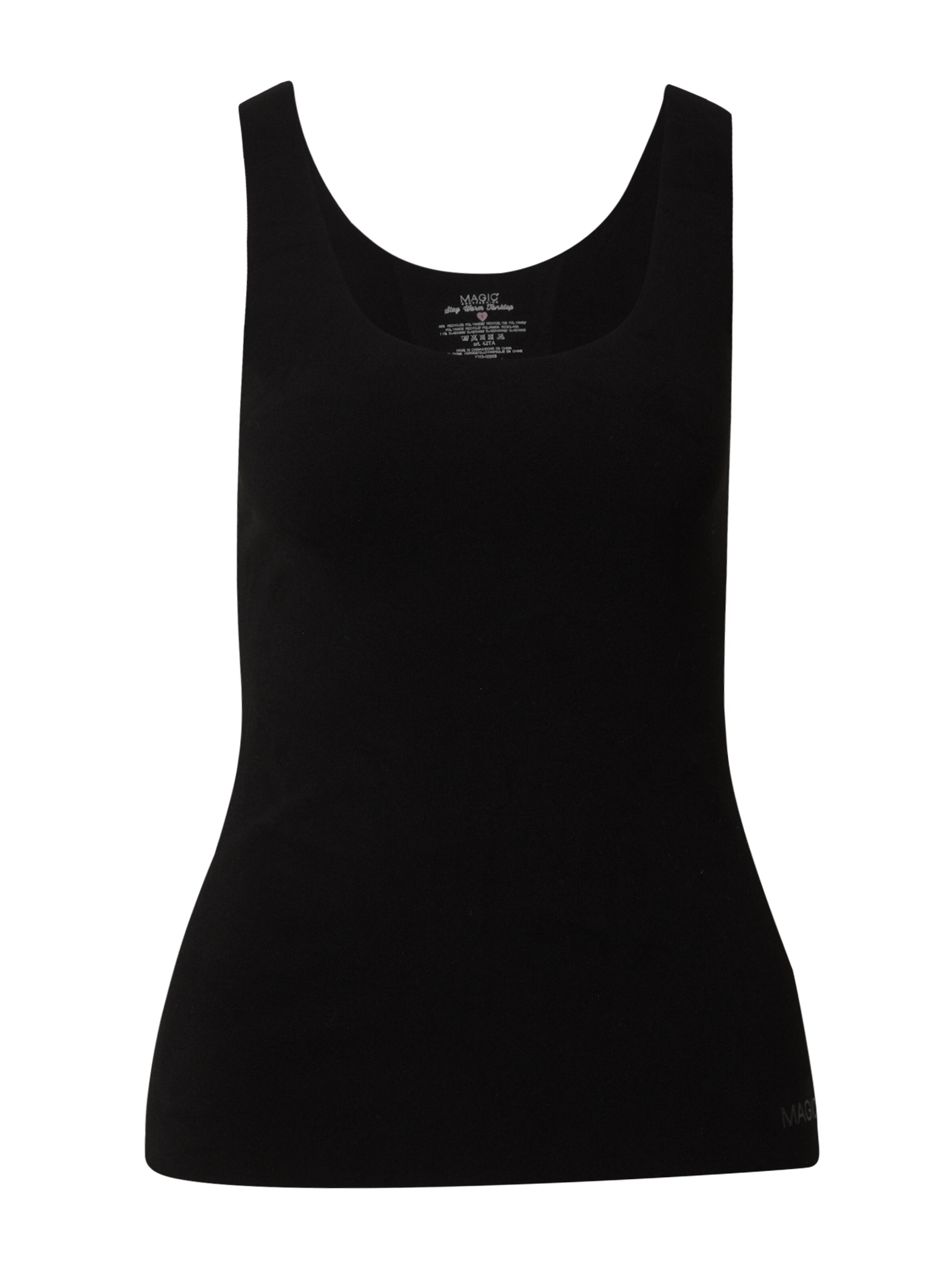 MAGIC Bodyfashion Tielko 'Stay Warm' - Čierna: predná strana