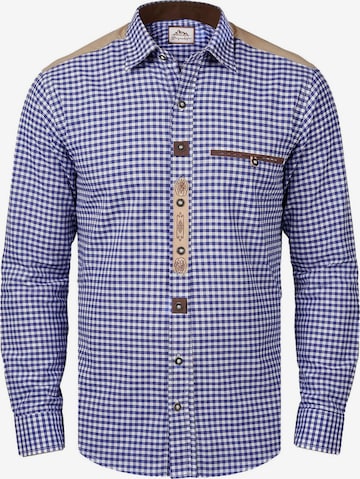 Steigenhöfer Button Up Shirt 'Leopold' in Blue: front
