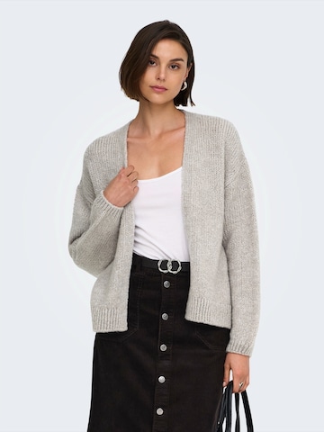 JDY Strickjacke 'JDYDINEA' in Grau: Vorderseite