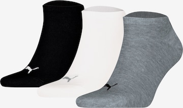 Chaussettes de sport PUMA en gris : devant