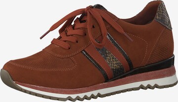 MARCO TOZZI Athletic Lace-Up Shoes in Red: front