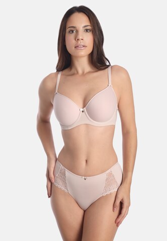 sassa T-Shirt Spacer-BH 'LOVELY SECRET' in Beige