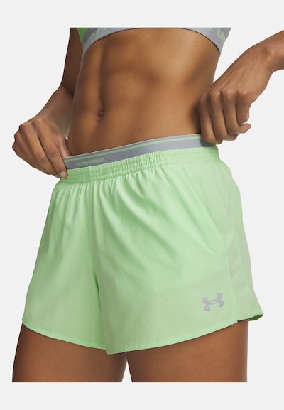 UNDER ARMOUR Workout Pants ' UA Vanish' in L/Regular in Grey / Light green, Item view