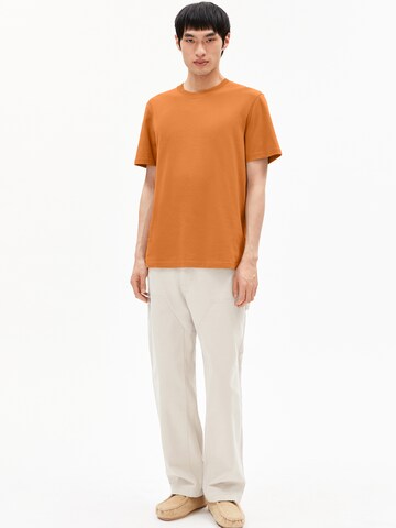 ARMEDANGELS T-Shirt MAARKOS in Orange