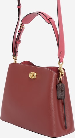 COACH Shoulder Bag 'Willow' in Red: front
