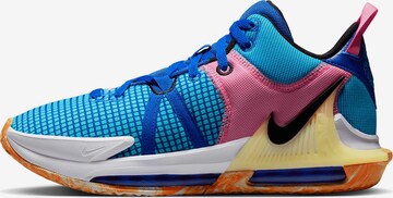 NIKE Sportschoen 'LeBron Witness 7' in Blauw: voorkant