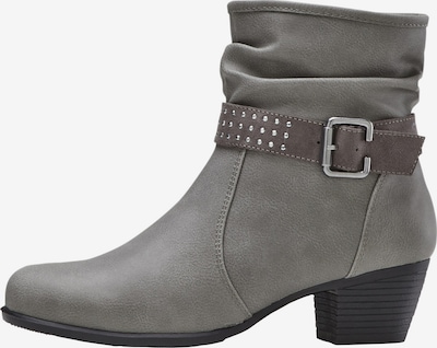 bonprix Stiefelette in 36 in schlammfarben / dunkelgrau, Produktansicht