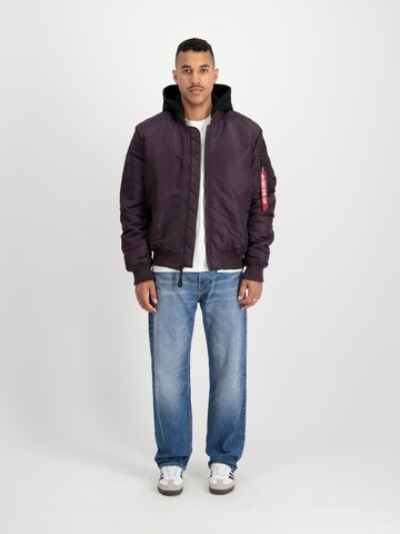 ALPHA INDUSTRIES Prehodna jakna 'MA-1 ZH' | vijolična barva