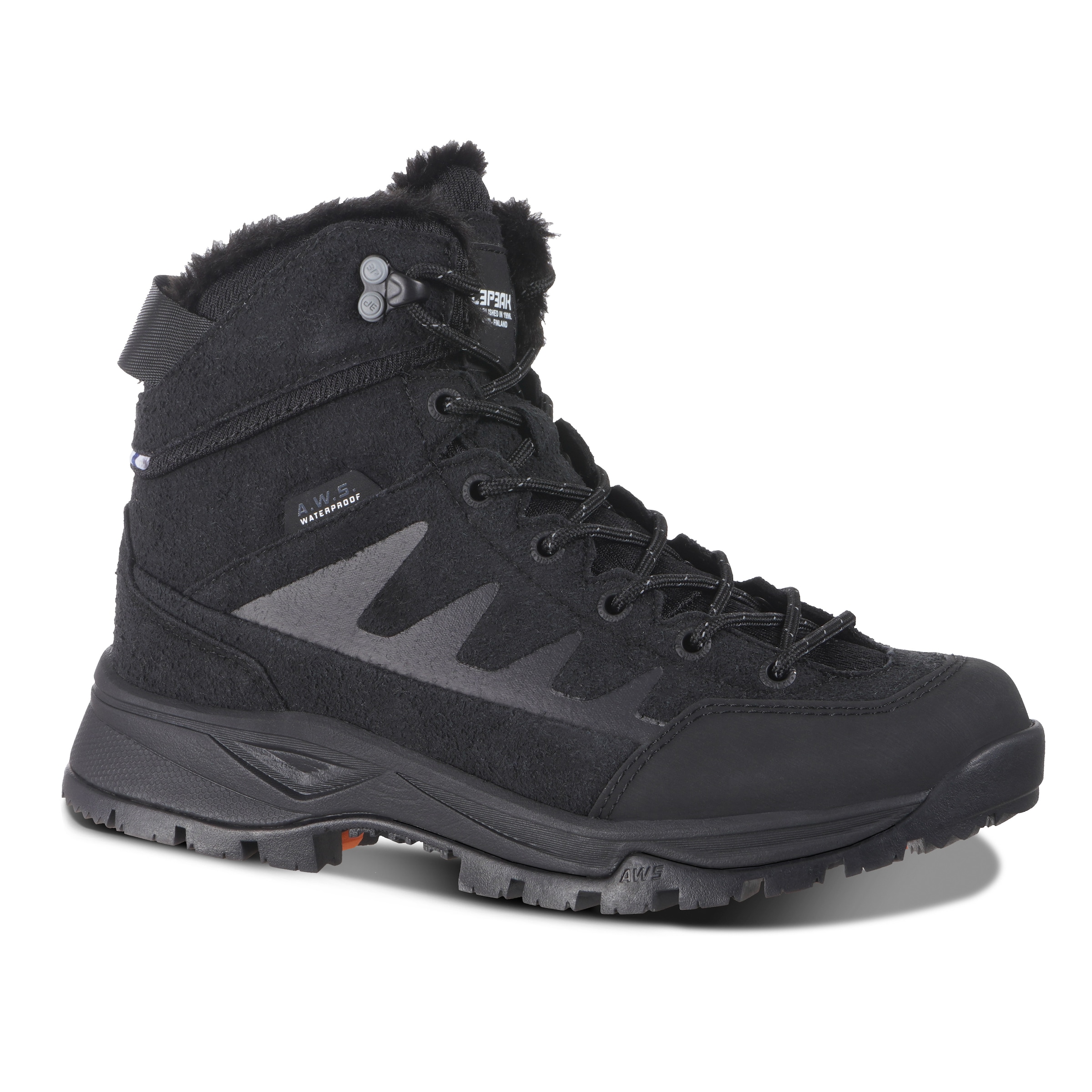 ICEPEAK Stiefel in Schwarz
