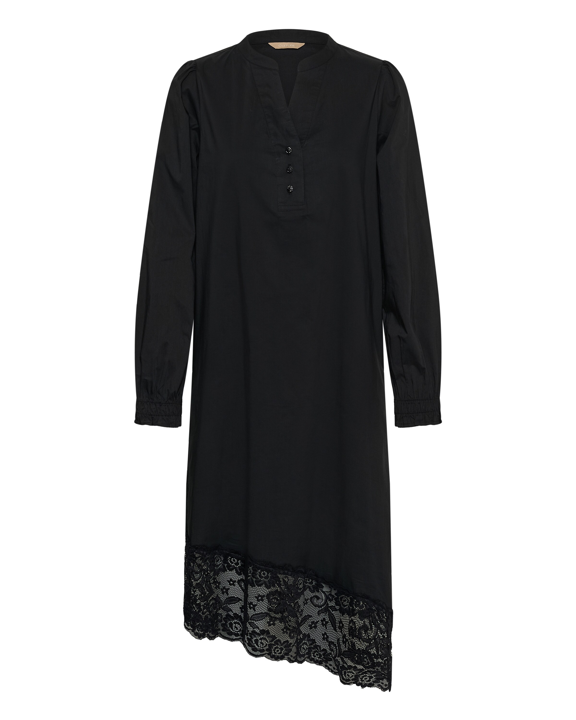 CULTURE - Vestido 'Olina Antoinett' em preto: frente