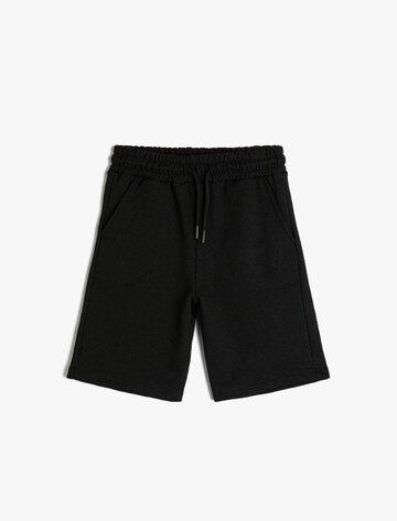 Koton Loosefit Broek in Zwart: voorkant