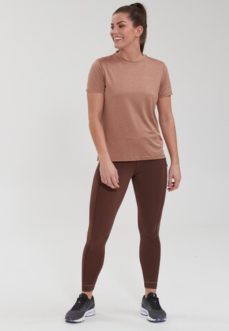 ENDURANCE Performance shirt 'Maje' in Brown