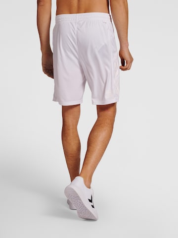 Hummel Regular Workout Pants in White