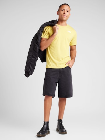 T-Shirt fonctionnel 'FOUNDATION HEATGRAPHIC' THE NORTH FACE en jaune