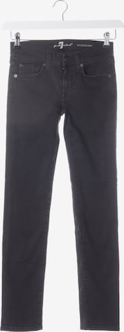 7 for all mankind Jeans in 24 in Black: front