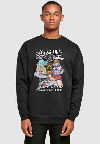 Merchcode Sweatshirt 'Yu-Gi-Oh! - Game On' in Schwarz: Vorderseite