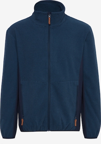 North Bend Fleece Jacket 'Helgo' in Blue: front