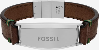 FOSSIL Narukvica 'Everett' veličine One Size u smeđa / srebro, Pregled proizvoda