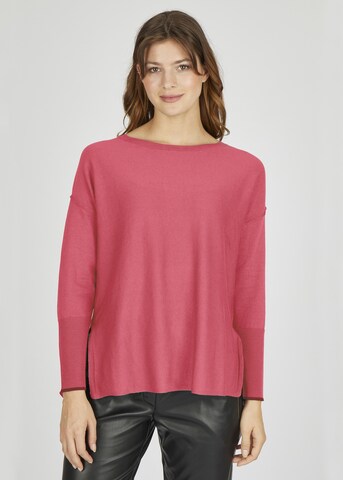 eve in paradise Sweater 'Ella' in Pink: front